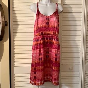 Banana Republic Pink and Orange Dress